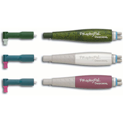 Denticator ProphyPal Hygiene handpiece Green, 3PK